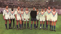 Esso voetbalplaten 1958/1959 Blauw Wit